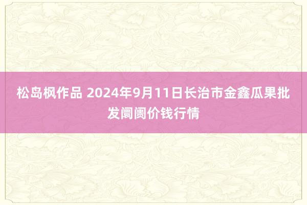 松岛枫作品 2024年9月11日长治市金鑫瓜果批发阛阓价钱行情