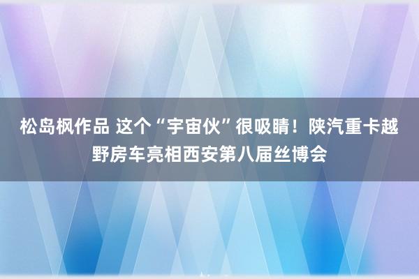 松岛枫作品 这个“宇宙伙”很吸睛！陕汽重卡越野房车亮相西安第八届丝博会