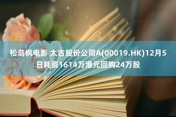 松岛枫电影 太古股份公司A(00019.HK)12月5日耗资1614万港元回购24万股