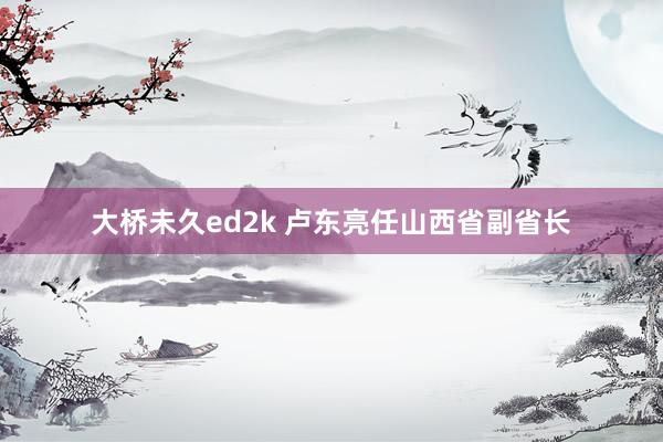 大桥未久ed2k 卢东亮任山西省副省长