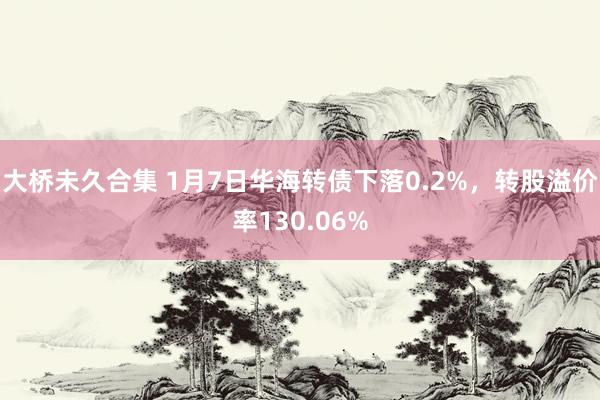 大桥未久合集 1月7日华海转债下落0.2%，转股溢价率130.06%